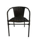 Ver imagem 4 de Kit Conjunto 4 Cadeira de Junco Área Piscina Jardim Terraço em Aço Fibra Sintética