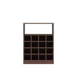 Balcão Adega Para 16 Garrafas Style Carvalho 74 CmX55CmX37Cm - 2 Balcão Adega Para 16 Garrafas Style Carvalho 74 CmX55CmX37Cm - 2