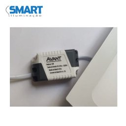 Luminária Painel Plafon Led 12w Quadrada Embutir 4000k - 4