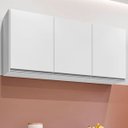 Ver imagem 3 de Armário Aéreo de Geladeira 3 Portas 120 Cm Valência Branco