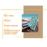 Kit 10 Toalhas Banho Para Praia Piscina - Bege - Lufamar - 2