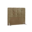 Ver imagem 1 de Cabeceira Cama Box Estofada Solteiro Solteiro Clean Suede Marrom - Simbal