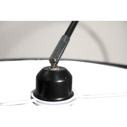 LUMINÁRIA BASE MÁRMORE PRETO - 2