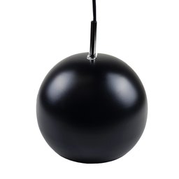 LUMINÁRIA LUSTRE PENDENTE REDONDO PRETO - 1