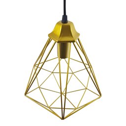 LUMINÁRIA PENDENTE DOURADO  - 2