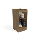 Ver imagem 2 de Balcão de Cozinha Botanic 40cm 01 Porta M621 Kappesberg - Kappesberg Nogueira/fendi