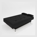 Ver imagem 3 de sofá cama 1,80m França Suede Preto Adonai Estofados