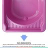 Banheira Bebe Banho Infantil Rígida Com Suporte Até 20 Kg Styll Baby + Almofada de Banho Universal B - 4