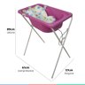 Banheira Bebe Banho Infantil Rígida Com Suporte Até 20 Kg Styll Baby + Almofada de Banho Universal B - 7