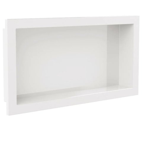 Nicho para Banheiro e Cozinha Suporte Embutir 30x40 Branco