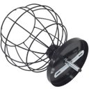 Ver imagem 5 de Lustre Teto Plafon Industrial Aramado Globo Retrô Luminária Sobrepor Vintage Preto Agp Ilumini