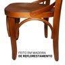 Kit 4 Cadeiras Rústica sem Estofado Pé Quadrado Madeira de Reflorestamento Imbuia - Madeira Pur - 3