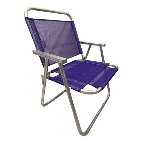 Cadeira de Praia Conforto Oversize 140kg Sanete Ronchetti