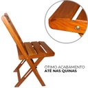 Ver imagem 5 de Mesa com 4 Cadeiras de Abre e Fecha, Madeira de Reflorestamento e Tapa MDF Lanchonetes, Restaurante