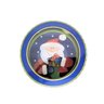 Jogo 4 Latas Metal Redonda Natal Decoradas Papai Noel com Visor 800ml - Art Christmas - 8