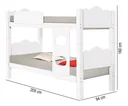 Ver imagem 4 de Beliche Sevilha Branco C/colchão Solteiro D-23 100%mdf -vira 2 Camas Solteiro -super Resistente:bran