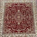 Ver imagem 6 de Tapete Persa Vermelho com Bege Ideal para Quarto e Sala 100x150cm