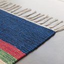 Ver imagem 2 de Tapete Indiano Retangular Algodão D3 Kilim Niazitex 60cm x 90cm