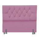 Ver imagem 2 de Cabeceira para Cama Casal Queen 160 Cm Analu e Frame Suede:rosa