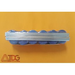 MARCAÇÃO VOLEI PRAIA CAMPO 8X16 LAM PLASTICA AZUL COM FIX - 3