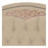 Cabeceira Kate Veludo Bege para Cama Queen 1,60 Bz Home Decor - 3