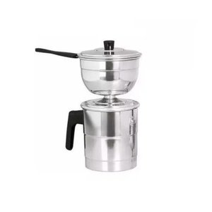 Panela Cuscuzeiro Individual em Alumínio Polido N10