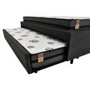 Ver imagem 3 de Bicama Box Solteiro Linho Cinza com Dois Colchões Perola 88x188cm Fabrispuma