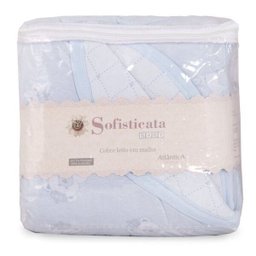 Colcha para Berço Pequeno Principe Malha 100% Algodão Sofisticata Atlântica 90x145cm - 2
