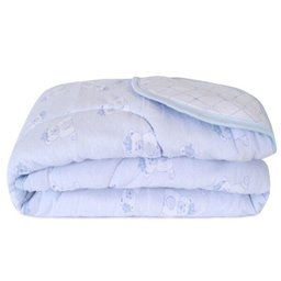 Colcha para Berço Pequeno Principe Malha 100% Algodão Sofisticata Atlântica 90x145cm - 1