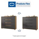 Ver imagem 3 de Cômoda Albatroz Doble com 8 Gavetas