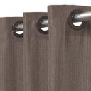 Ver imagem 2 de Cortina Rústica Castor Escuro Becadecor Madras 260x230cm