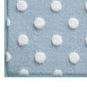 Ver imagem 3 de Tapete Infantil Jolitex Mimo Poá Azul 70x100cm