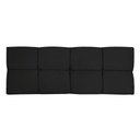 Ver imagem 5 de Cabeceira Painel Queen 1,60m Nina Suede - Pallazio Cor Preto