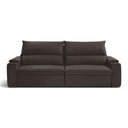 Ver imagem 4 de Sofá com Chaise Milano 2 Lugares Retrátil e Reclinável 250cm Marrom