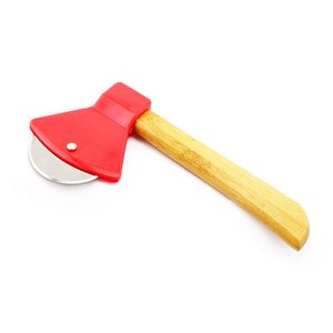 Cortador de Pizza Machado Machadinha Aço Inox Vermelho