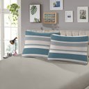 Ver imagem 3 de Jogo de Cama Lençol Casal Cinza 100% Algodão 3pçs 120 Fios