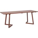 Ver imagem 1 de Mesa de Jantar Lanati Retangular em Madeira Jatobá Fsc Acabamento Brilhante Marrom Rústico