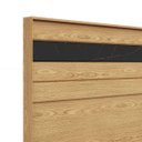 Ver imagem 4 de Cabeceira para Cama de Casal Itália MDF 165x106,8cm Carvalho Mel/Reali ITA16