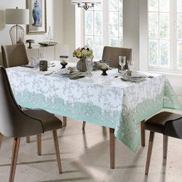 Toalha de Mesa Limpa Fácil Dohler Retangular 8 Lugares Estampa Digital Martina - 2