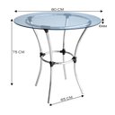 Ver imagem 7 de Conjunto Pool Mesa e 4 Cadeiras Alumínio Fibra Área Gourmet Acesse Móveis