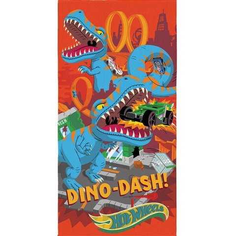 Toalha de Praia Infantil Hot Wheels Transfer