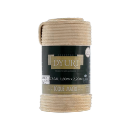 Cobertor Casal com Sherpa Dyuri Jolitex 180x220 Bege Aveia - 1