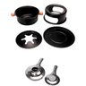 Conjunto Fondue 11 Peças Panela Garfo Fogareiro Molho Chocolate Vinho Queijo Cozinha Gourmet Aparelh - 6