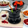 Conjunto Fondue 11 Peças Panela Garfo Fogareiro Molho Chocolate Vinho Queijo Cozinha Gourmet Aparelh - 2