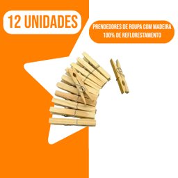 Prendedor de Roupa 12 Un Artepinus - 4