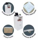 Ver imagem 6 de Mesa de Cabeceira Moderna 25cm – Nicho Organizador e Gavetas