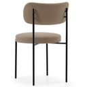 Ver imagem 7 de Cadeira Decorativa Estofada para Sala de Jantar Louise L02 Bouclê Bege - Lyam Decor