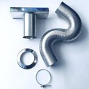 Ver imagem 1 de KIT CHAMINÉ PARA AQUECEDORES 1,5MX100MM
