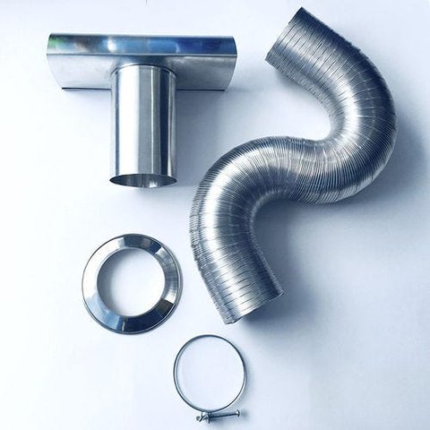 KIT CHAMINÉ PARA AQUECEDORES 1,5MX100MM