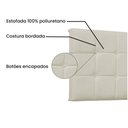 Ver imagem 4 de Cabeceira Painel King 1,95m Verona Corano Marfim